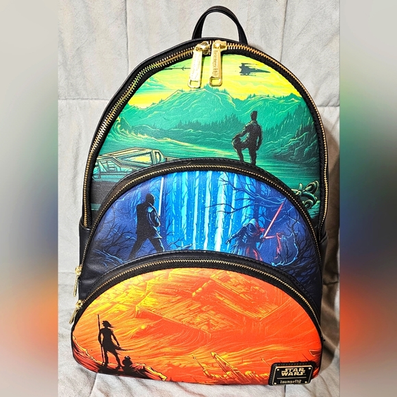 NWT Disney 100 Exclusive Star Wars Loungefly Backpack - Picture 1 of 6